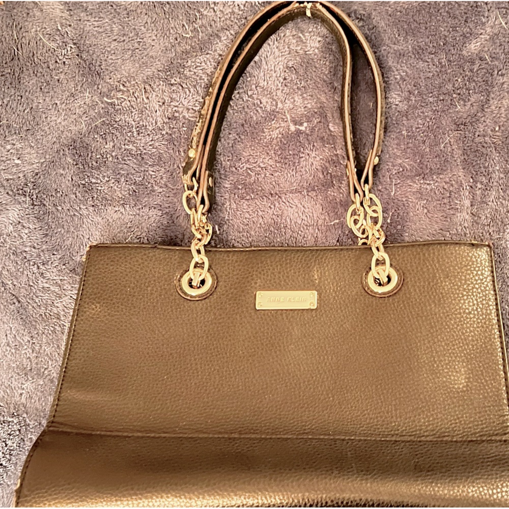 Black Ann Klein Satchel Style